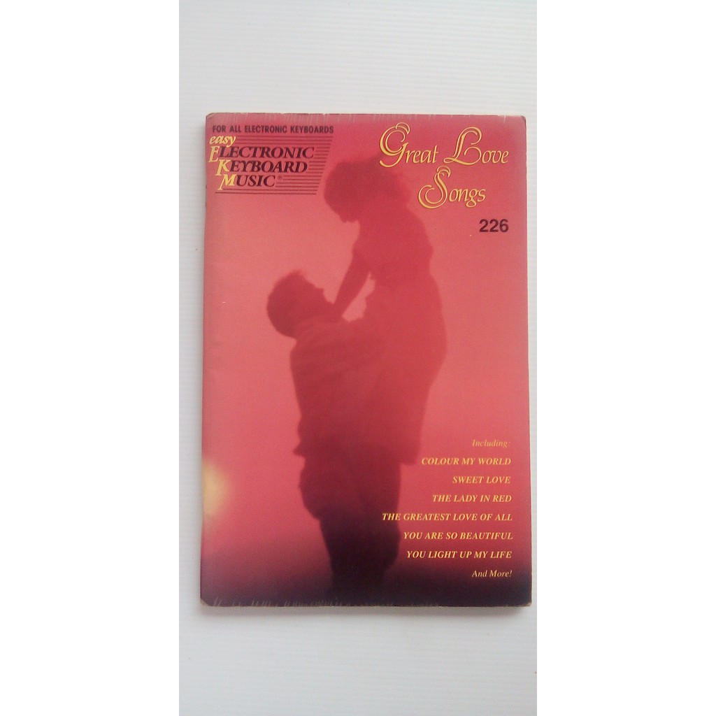 Livro - Great Love Songs. For All Electronic Keyboards Casy  - com cifras