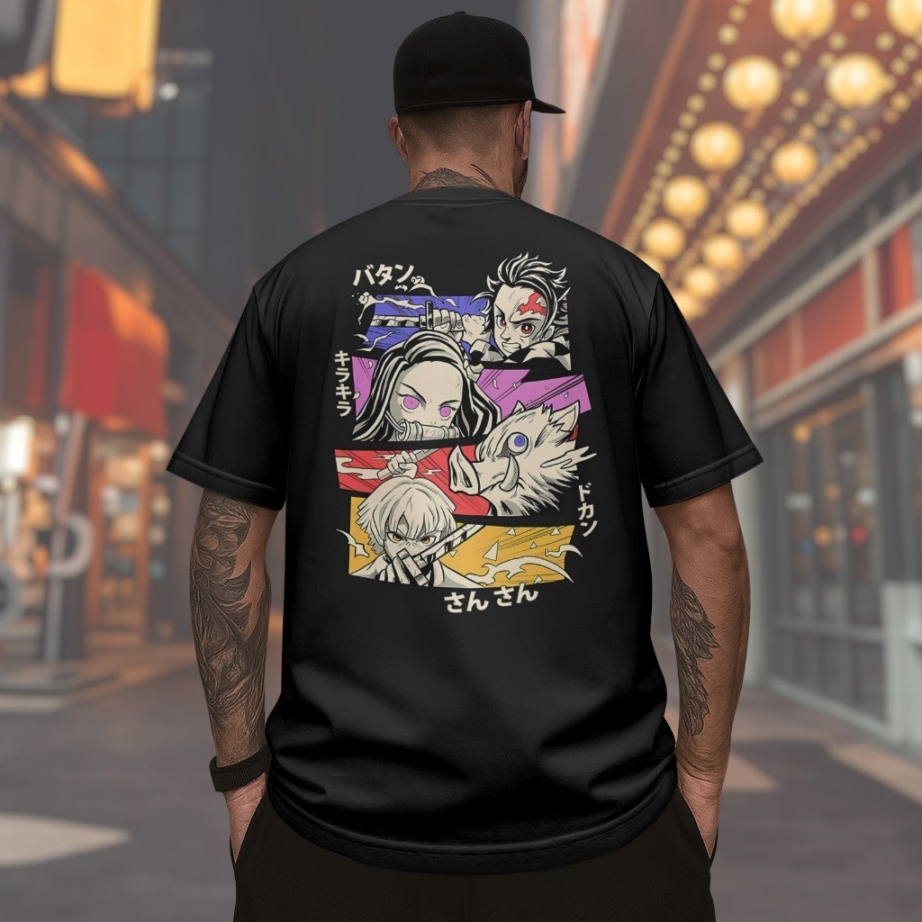 Camiseta Slayers HQ Demon Slayer Camisa Anime Nerd 100% Algodão Premium