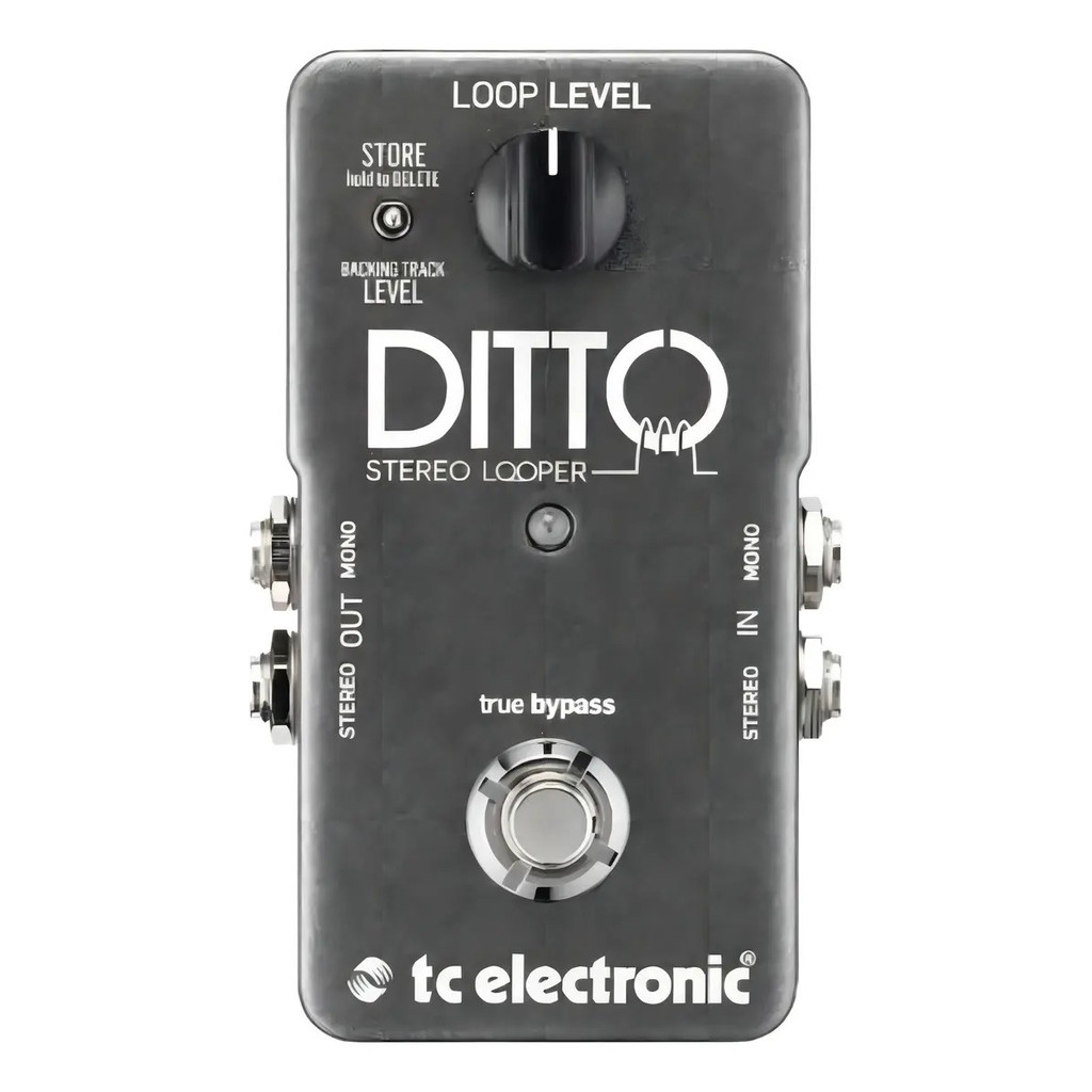 Pedal Looper Tc Electronic Ditto Stereo De Guitarra 9v Preto