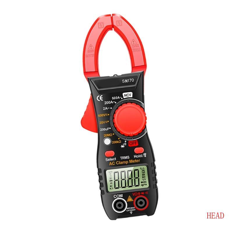 HEAD 2000 Count Professional Digital Clamp Meter Medindo Tensão Resistência Corrente