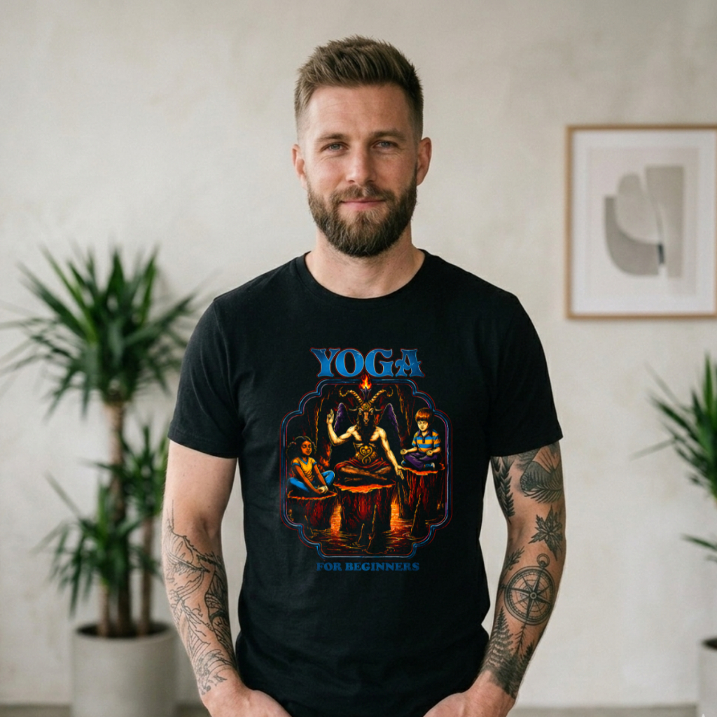 Camiseta Yoga for Beginners Humor Geek Algodão Unissex