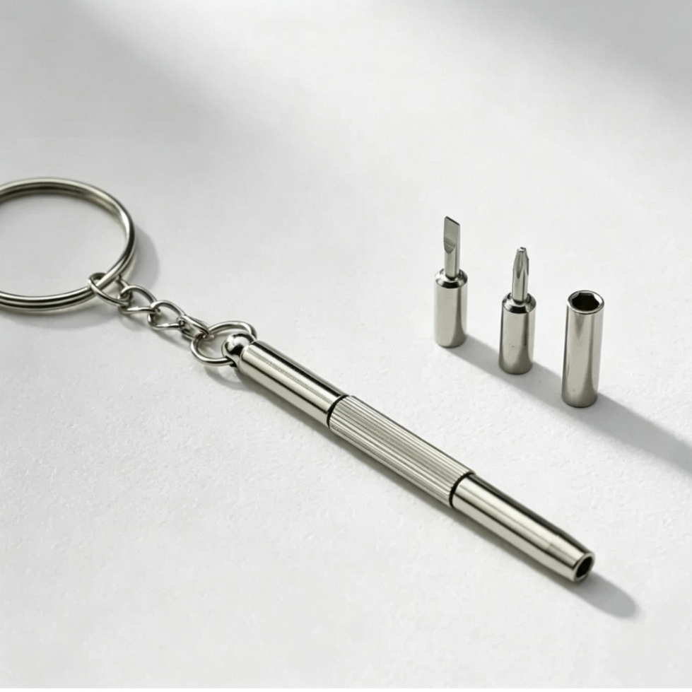 Mini chave - Chaveiro para Conserto de Óculos e Relógio (Nova)