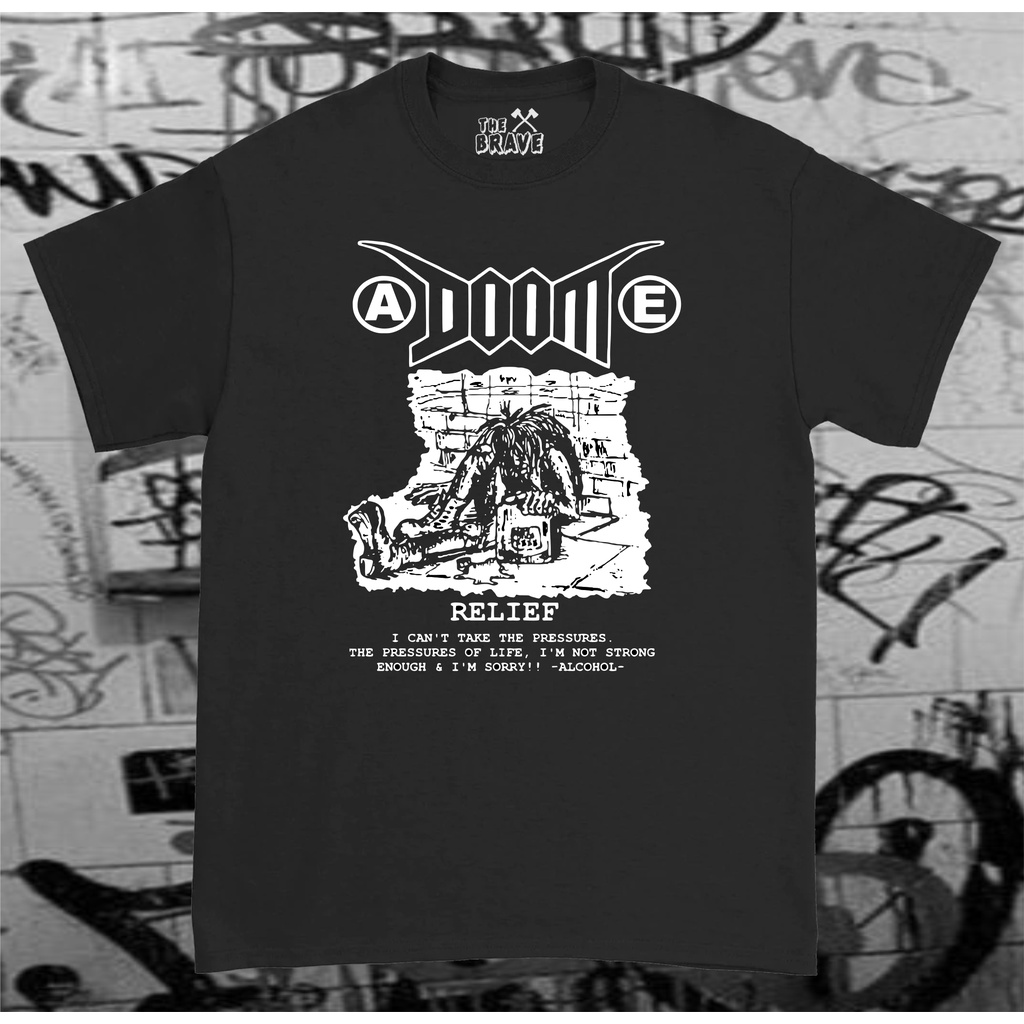 Camiseta Doom Punk Hardcore Rock Banda