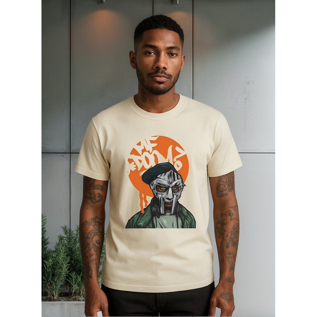 Camiseta Camisa Mf Doom Raper Hip Hop Malha Algodão Premium
