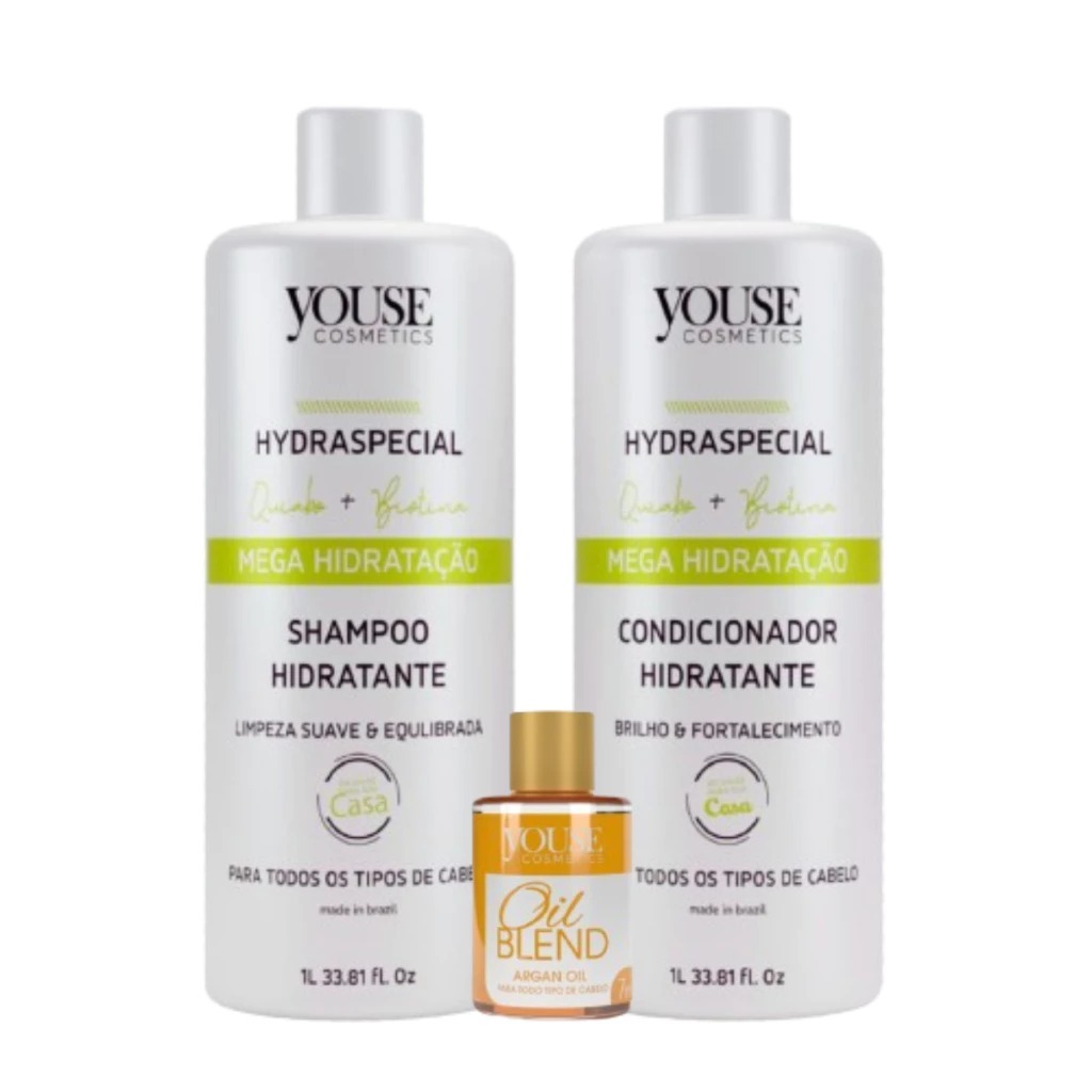 Home Care Youse Kit Hydraspecial Quiabo + Biotina - Mega Hidratação 2x1Litro