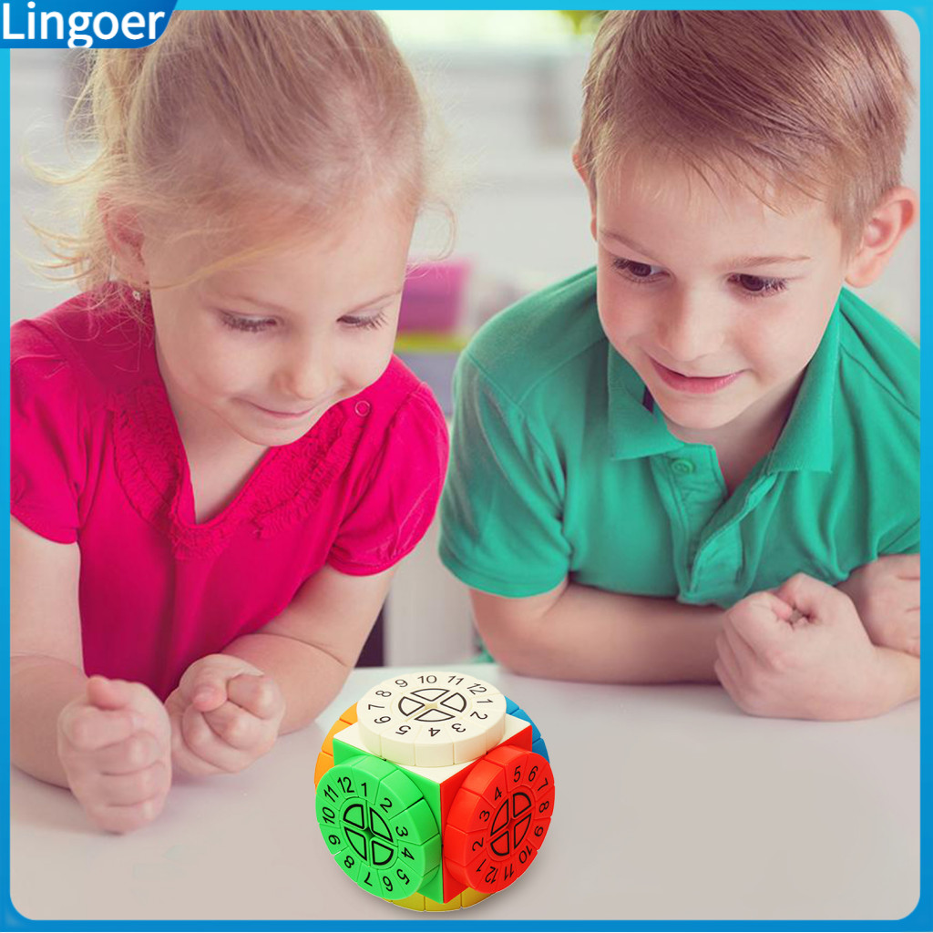 Time Machine Speed Cube Uv Printing Stickerless Numbered Puzzle Portable Focus Training Toy for Kids Adults Beginner-fri