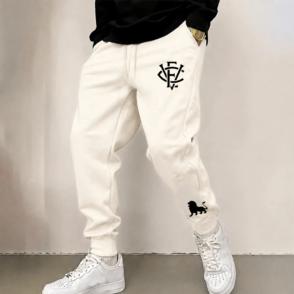 calça moletom frio treino slim fit vitoria brasil time futebol leão bahia gym arte exclusiva