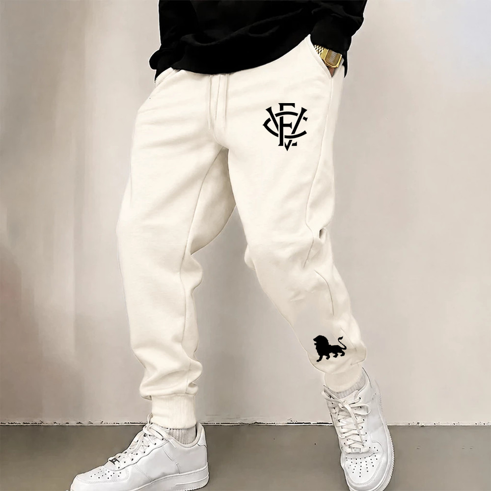 calça moletom frio treino slim fit vitoria brasil time futebol leão bahia gym arte exclusiva