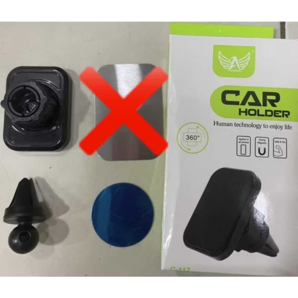 Suporte Magnético de Celular Universal para Saída de Ar Magnético CAR MOUNT (sem marca)