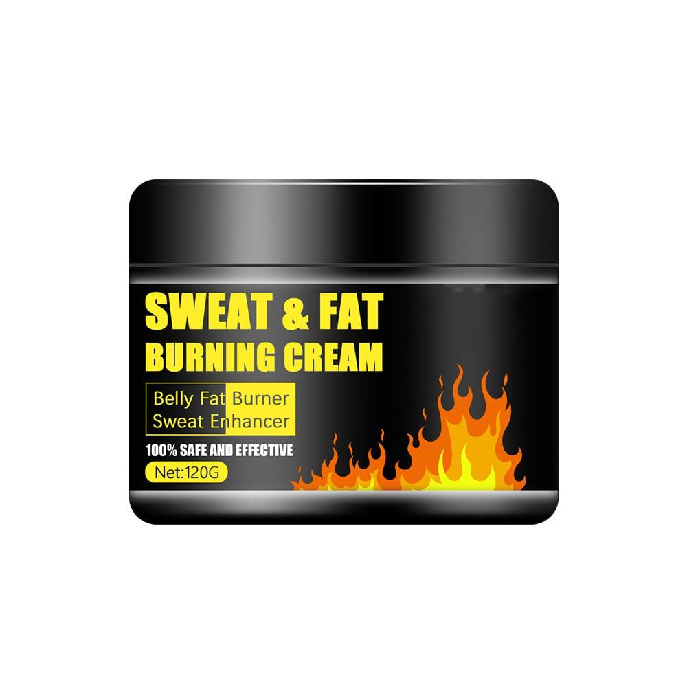 Sweat & Fat Burning Cream，Belly Fat Burner Sweat Enhancer，Slimming Massage Cream，Burns cellulite on thighs, legs, abdome