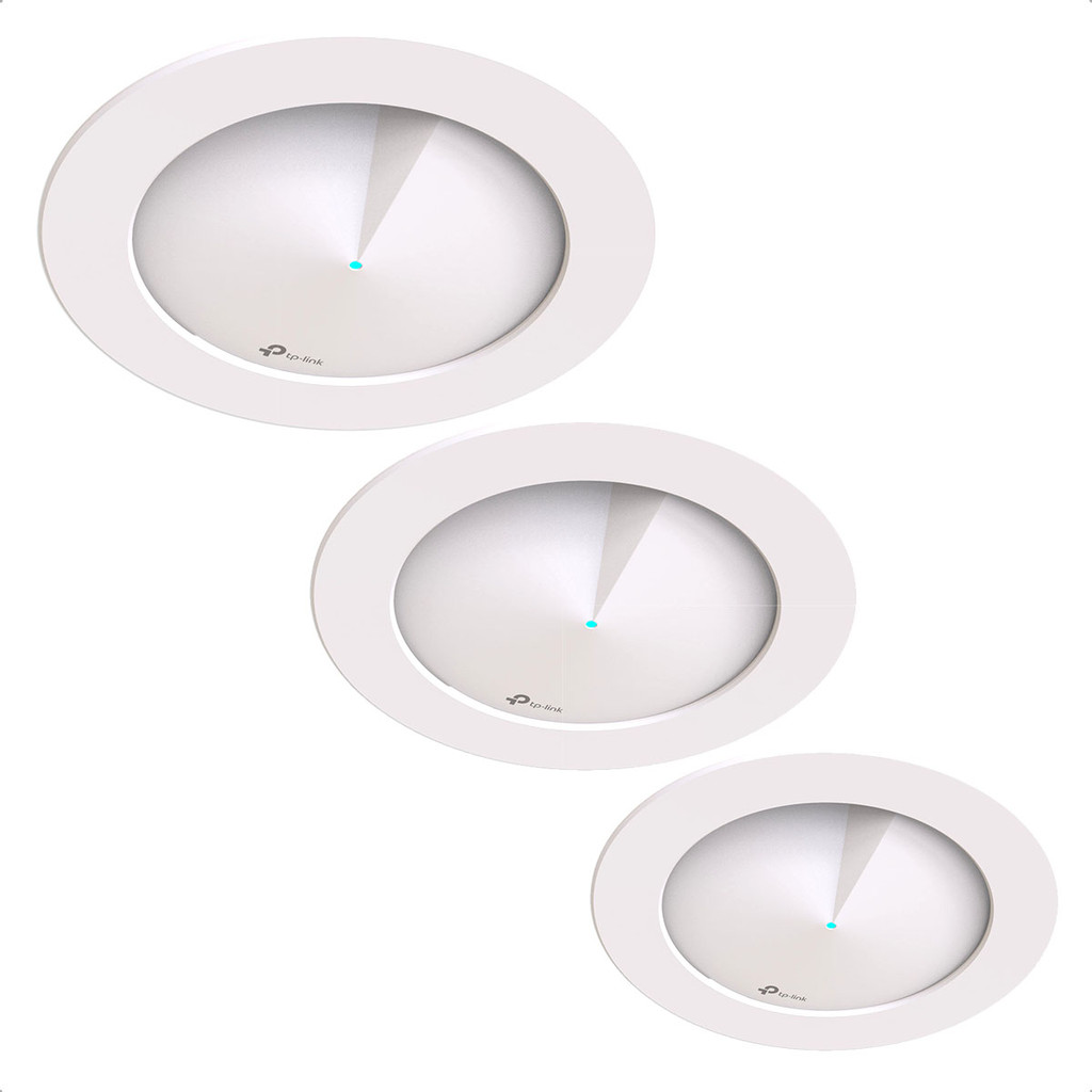 3 Suportes De Embutir No Teto Para Roteador Tp-link Deco M5