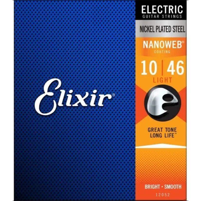 Cordas Encordoamento Guitarra Elixir Optiweb 12052 Bronze 10 46 ORIGEM CHINA