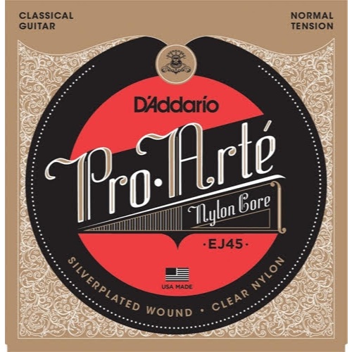 Encordoamento Nylon cristal D'addario Ej45 Pro Arte Normal Tensão FABRICA NA CHINA
