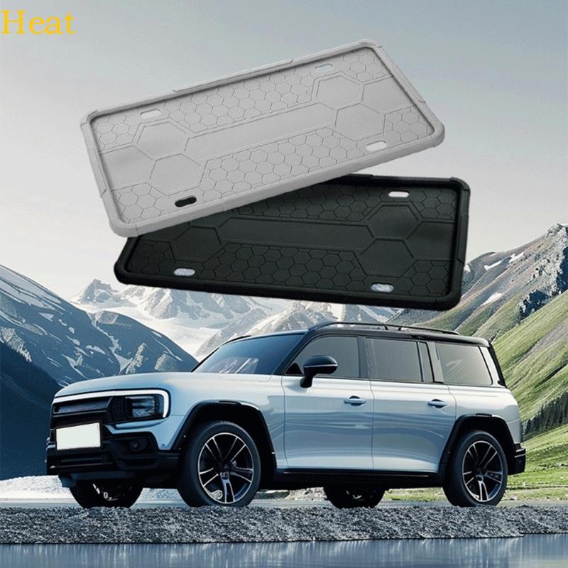 Suporte Placa Identificação Silicone À Corrosão Calor Reforços Metal, Fácil Instalação Pa