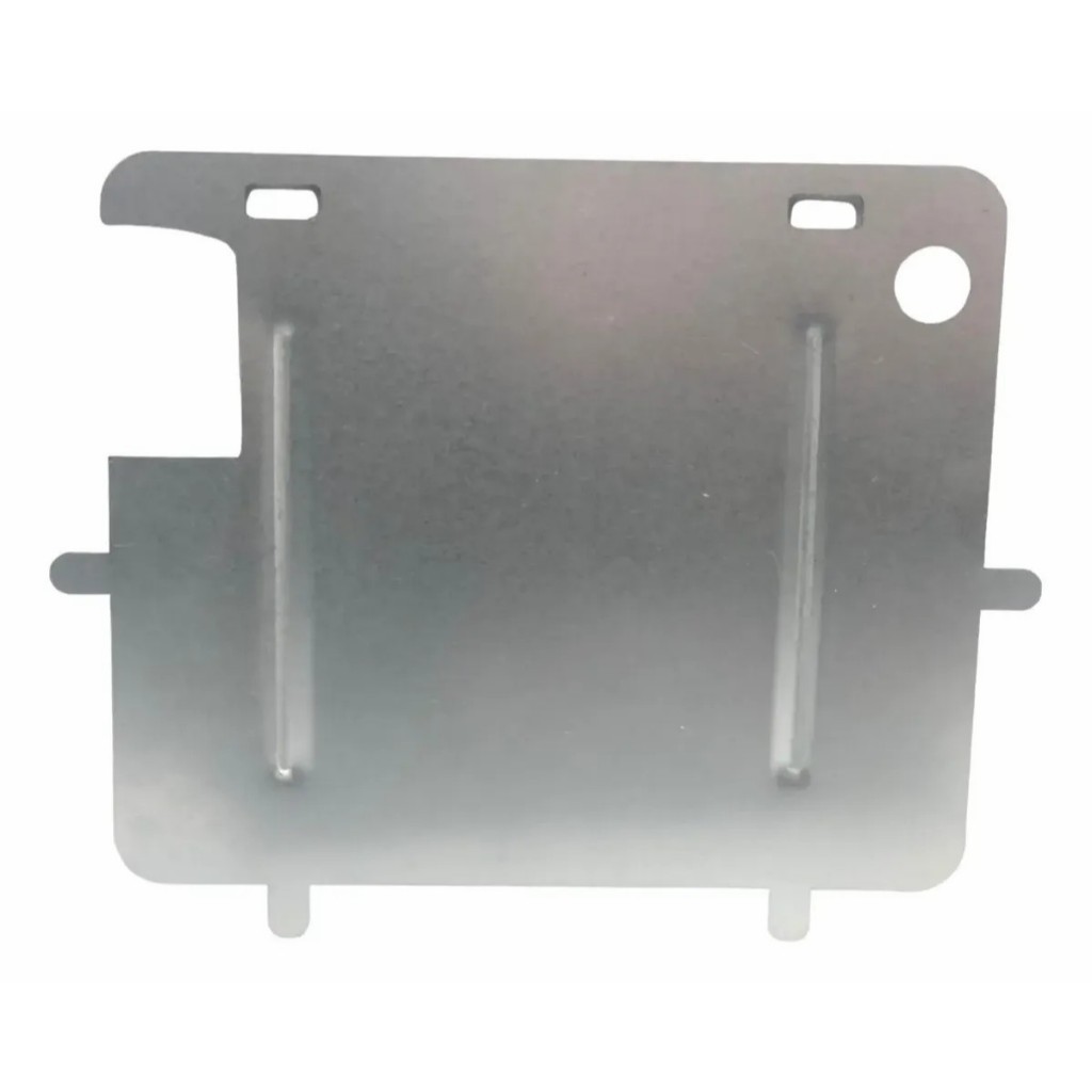 Reforço De Placa Padrão Moto Chapa Metal 167x196mm Universal