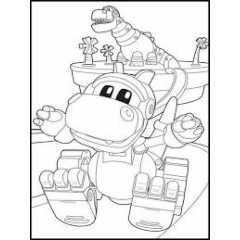 Kit 20 Desenhos de Animal Mechanicals Para Colorir (Folhas Soltas) Folha A4