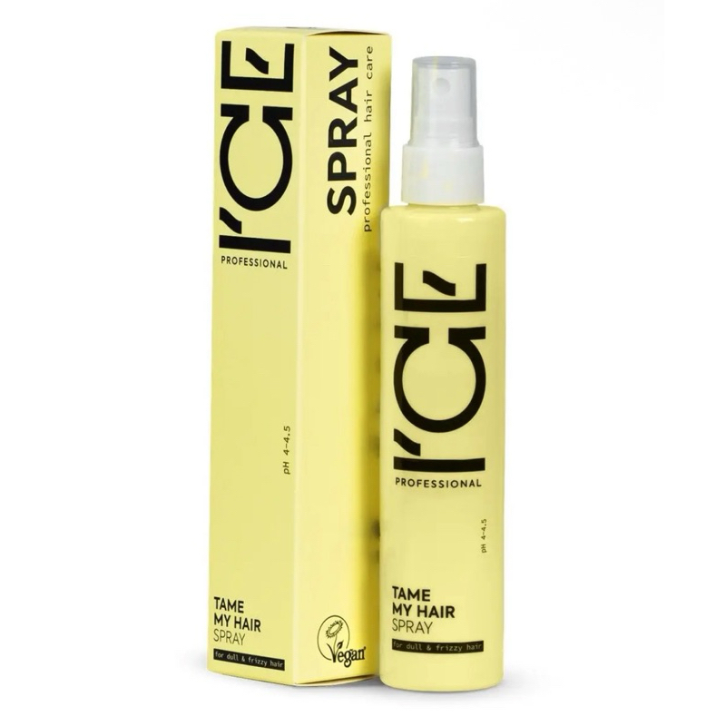 Ice Professional EE – Tame My Hair - Spray Vegano Anti-Frizz 100ml – (Vegan Product)