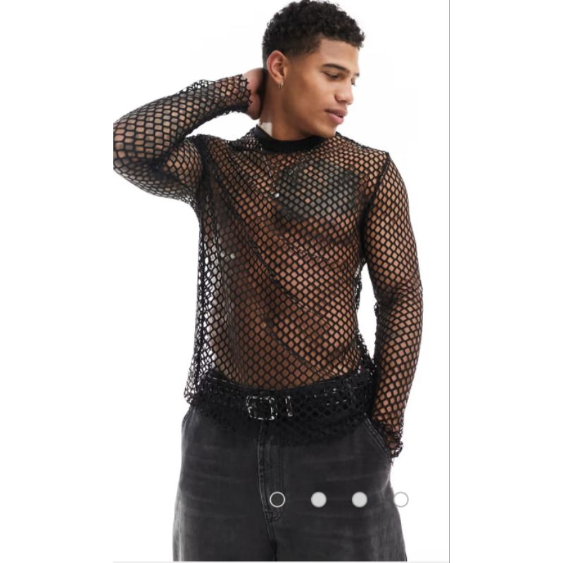Blusa tela arrastão Summer sport manga longa masculino