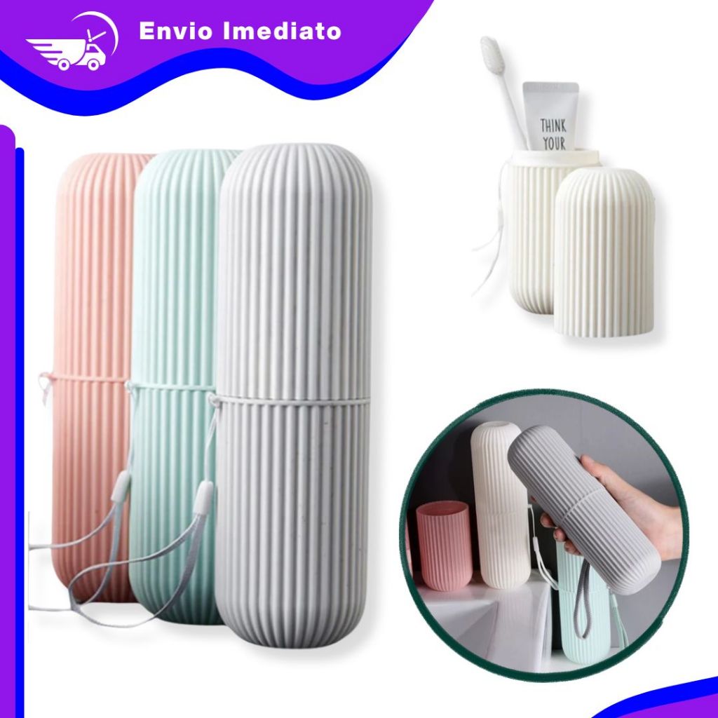 Estojo De Escova De Dentes Portátil De Viagem Para escovas de dentes Organizador Caneca de água