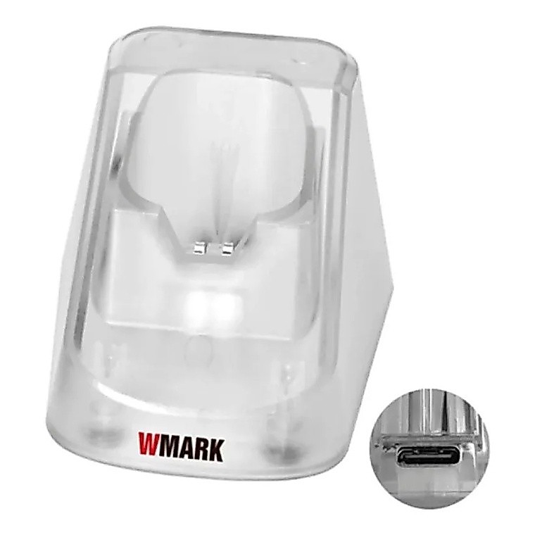Base Carregador Bivolt Maquina Cs02 Transparente Wmark Ng108