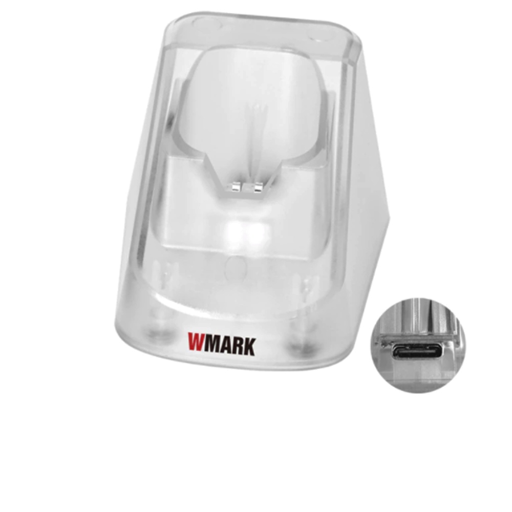 Base Carregador Bivolt Maquina CS02 Transparente Wmark NG108