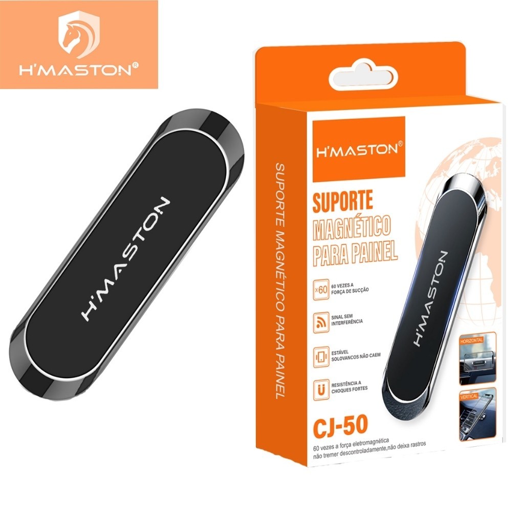 Suporte de Celular para Carro Magnético H’Maston CJ-50 Universal