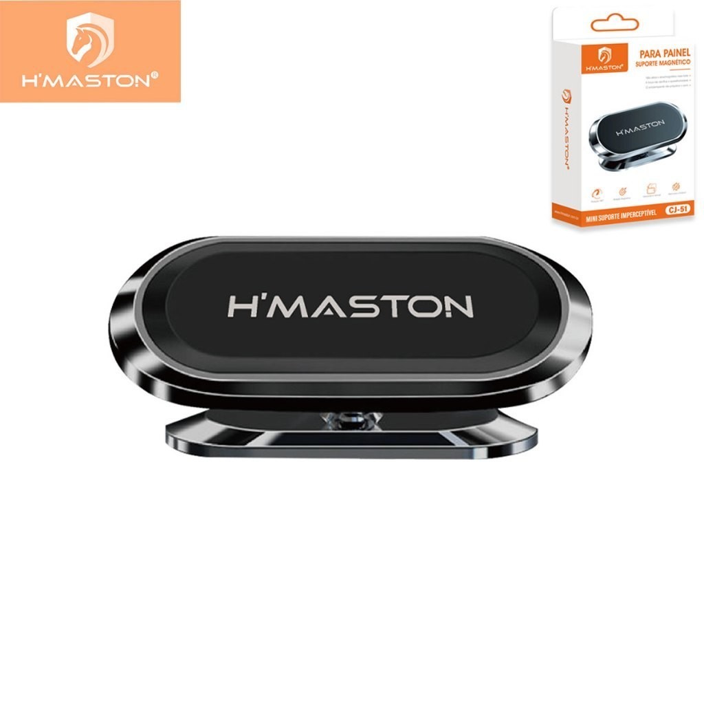 Suporte de Celular para Carro Magnético H’Maston CJ-51 Universal 360°