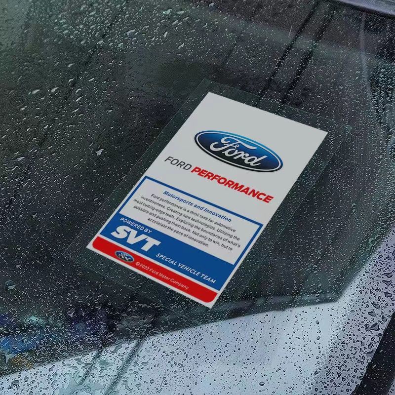 Adesivos Eletroestáticos Para Pára-Brisa Automáticos JDM Adesivo Interior De Estilo De Carro Ford Fiesta Ranger T6/T7/T8 Território De Focus Everest Ecosport Ka Fusion Acessórios