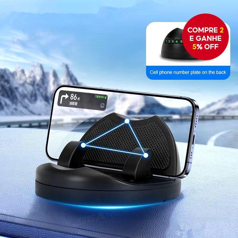 1 Peça Suporte de Montagem para Celular com Rotação Flexível Antiderrapante Universal para Dispositivos de 4 a 7