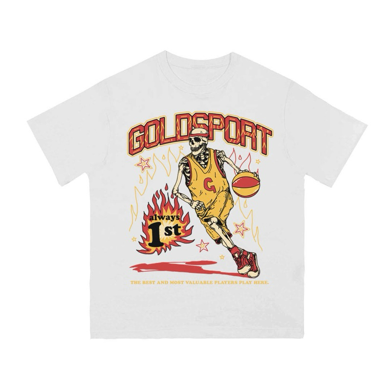 CAMISETA OVERSIZED STREETWEAR GOLD SPORT MARCA NACIONAL 100% ALGODÃO FIO 30.1