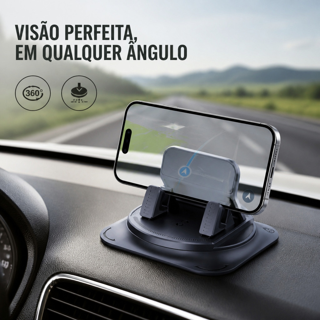 Universal 360 Graus De Rotação Do Carro Móvel Suporte Do Telefone Do Carro / Desk Dashboard Degola Telefone Gps
