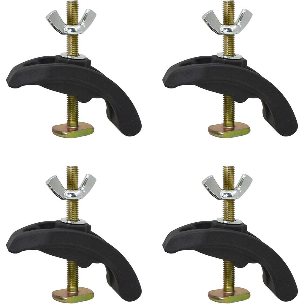 KASCLINO 4 Pcs Arcuate Press Plate Clamp, CNC Arcuate Clamp, High Accurancy Engraving Machine Parts Fixture Fastening Pl