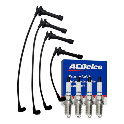 Cabos + Velas Para Geely Ec7 / Emgrand 1.8 Gs 1.8 2014... Preto