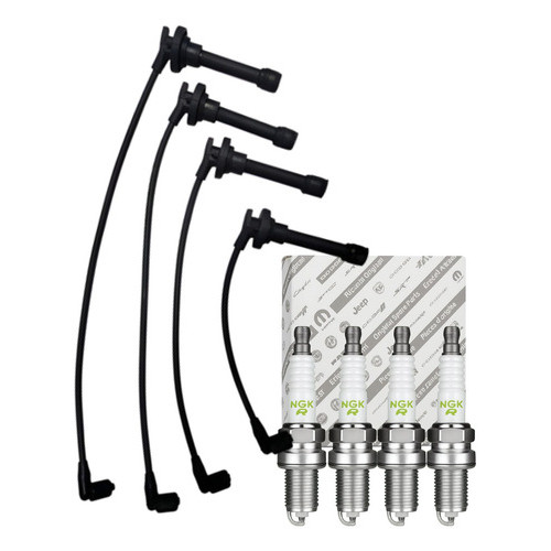 Cabos + Velas Para Geely Ec7 / Emgrand 1.8 Gs 1.8 2014... Preto