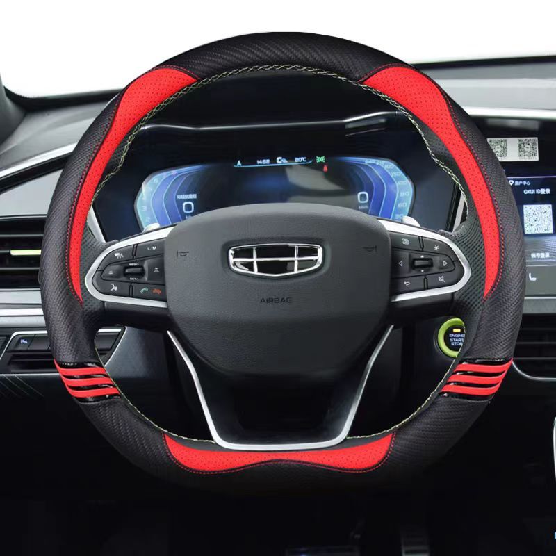Capa De Volante De Carro Em Forma De D Para Geely Atlas 2016-2021 Coolray I 2020 2021 Emgrand 7 2018 GT 2015