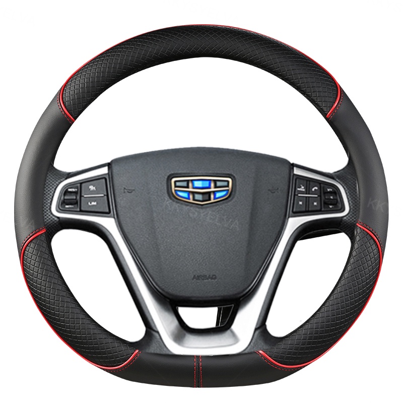 D Tipo Capa De Volante Do Carro Envoltório Para Geely Atlas 2016-2021 Coolray I 2020 2021 Emgrand 7 2018 GT 20