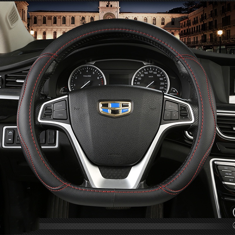 D Tipo Capa De Volante Do Carro Envoltório Para Geely Atlas 2016-2021 Coolray I 2020 2021 Emgrand 7 2018 GT 20