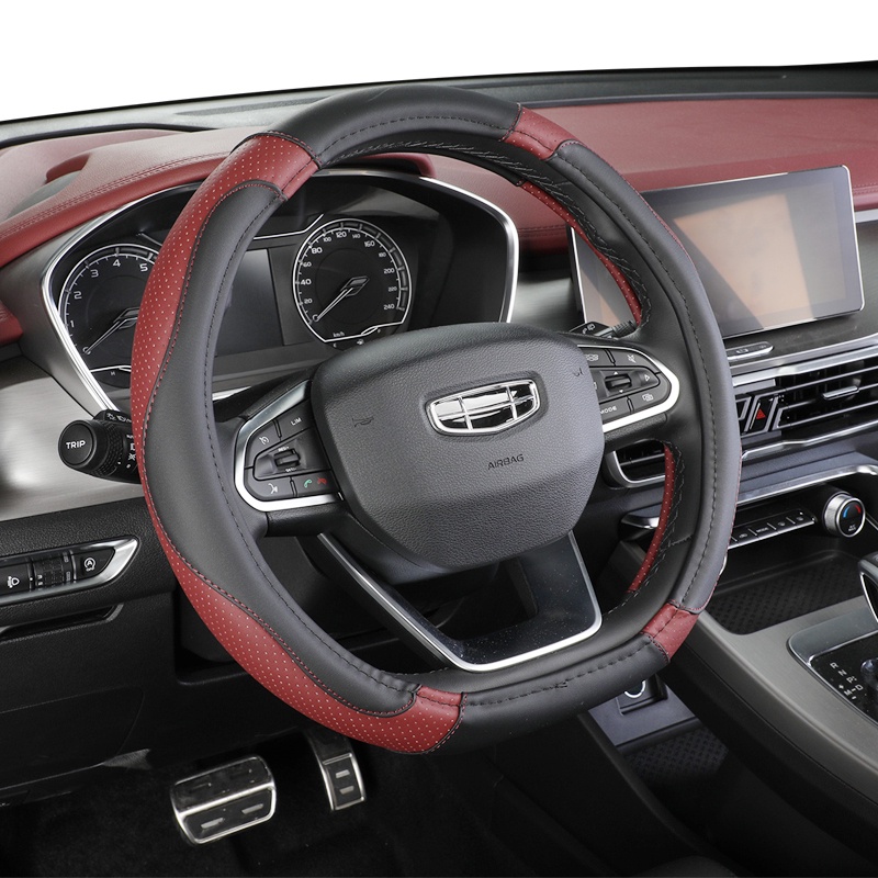 Capa De Volante De Carro Em Forma De D Para Geely Atlas 2016-2021 Coolray I 2020 2021 Emgrand 7 2018 GT 2015