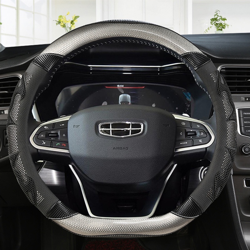 D Tipo Capa De Volante De Carro Envoltório Para Geely Atlas 2016-2021 Coolray I 2020 2021 Emgrand 7 2018 GT 2015