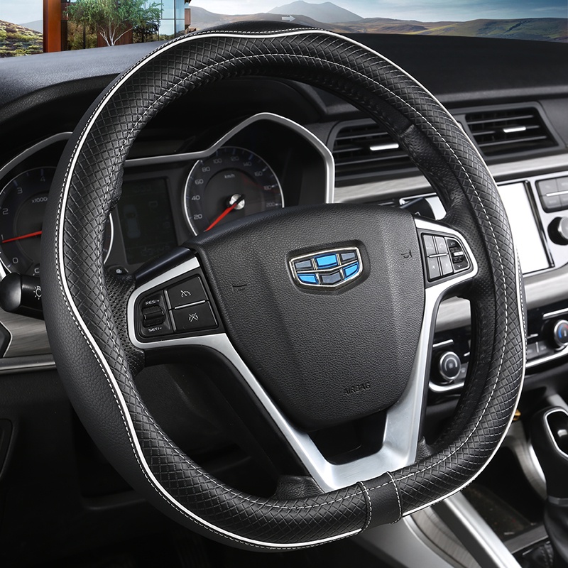 D Tipo Capa De Volante Do Carro Envoltório Para Geely Atlas 2016-2021 Coolray I 2020 2021 Emgrand 7 2018 GT 20