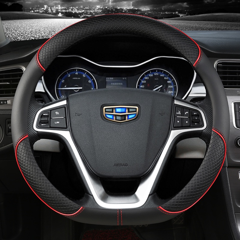 Capa De Volante De Carro Em Forma De D Para Geely Atlas 2016-2021 Coolray I 2020 2021 Emgrand 7 2018 GT 2015