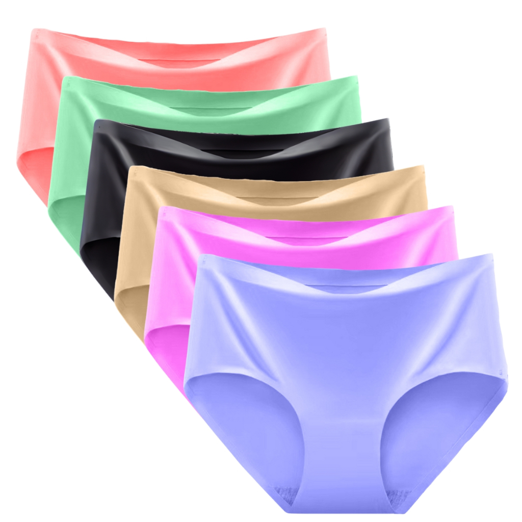 Kit 4 Calcinhas Plus Size Seamless Corte Laser Extrafina