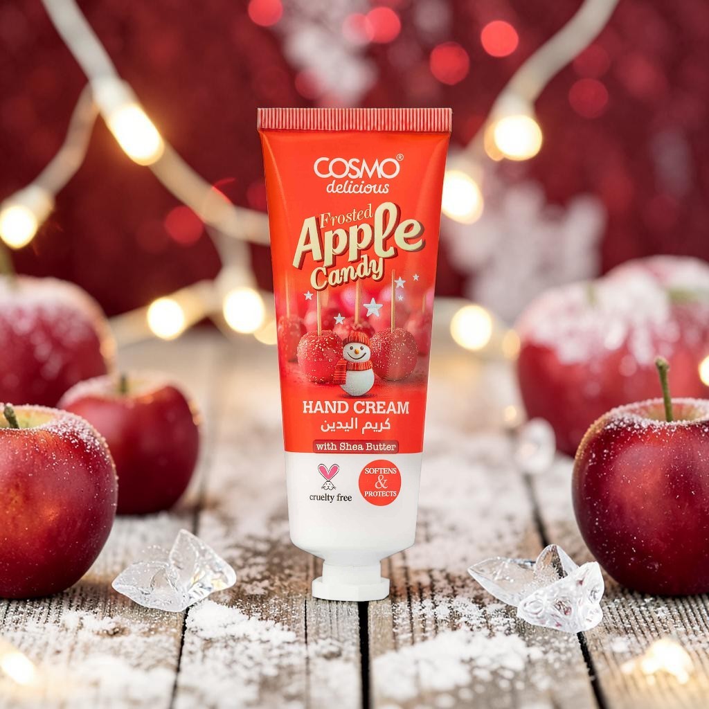 Creme para as Mãos Cosmo Delicious Frosted Apple Candy com Manteiga de Karité – 60ml