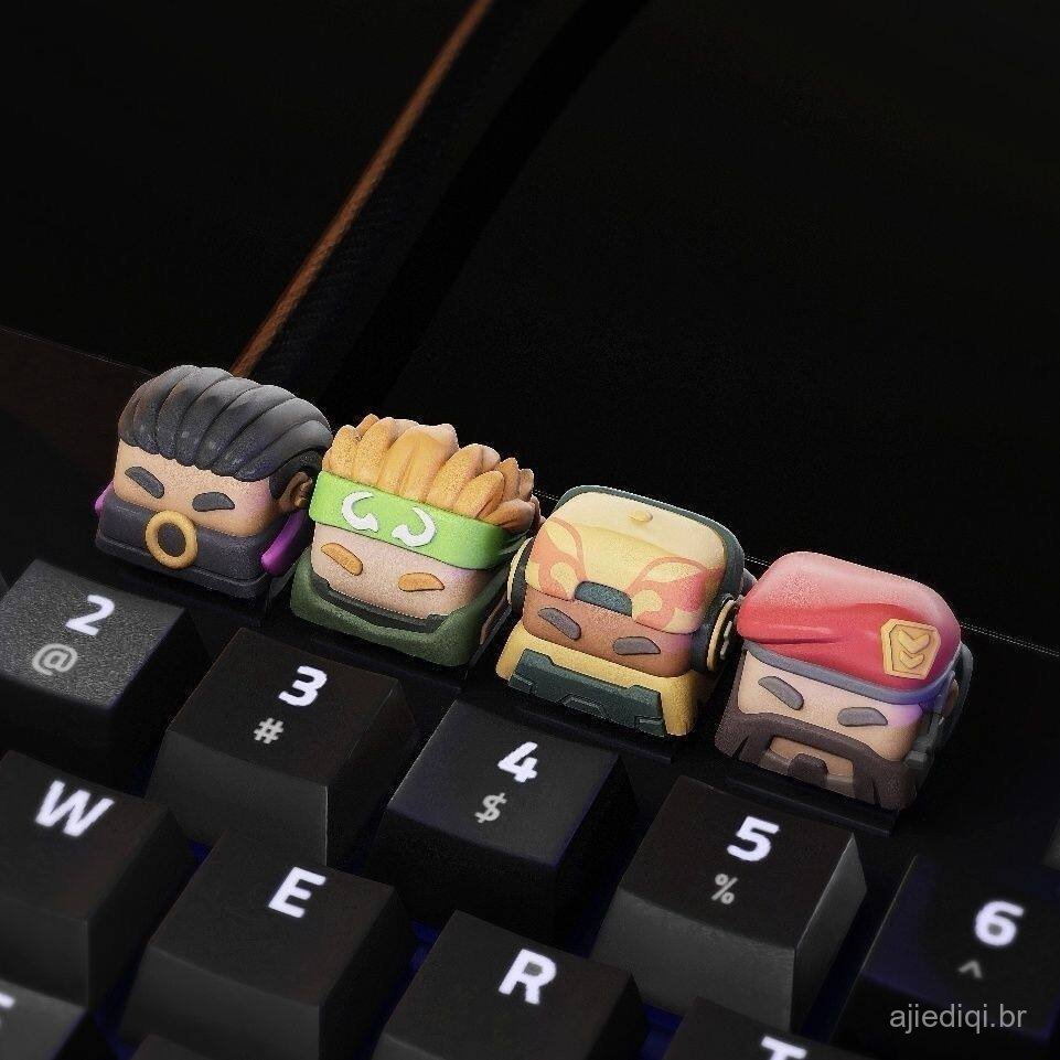 Hatnet Mechanical Contract Key Gaming Key Varo Hat Red Teclado Universal Fearless Personalizado Criativo 3D Key Rand Hat