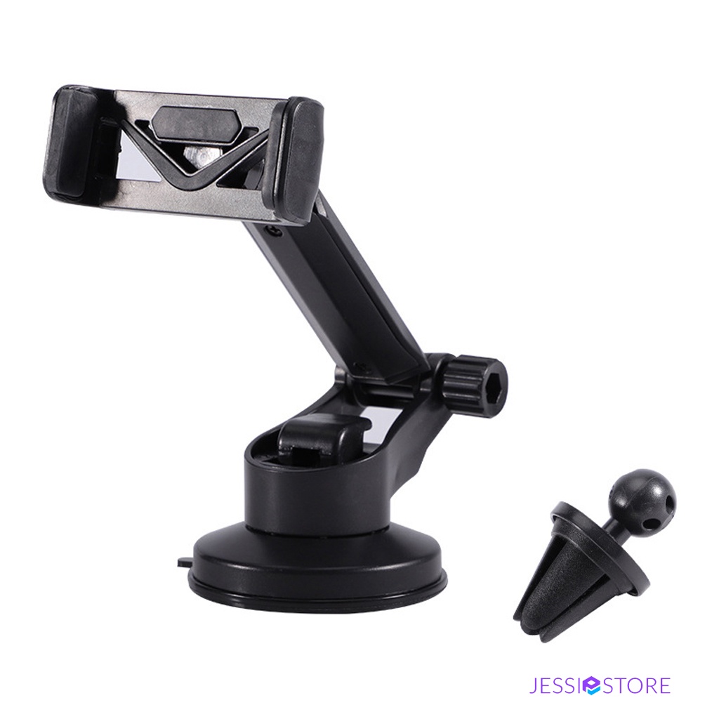 Suporte Celular GPS Carro Resistente Firme Haste Ajuste Prolongável Rotação 360 Base Universal Veicular Ar Condicionado-2021