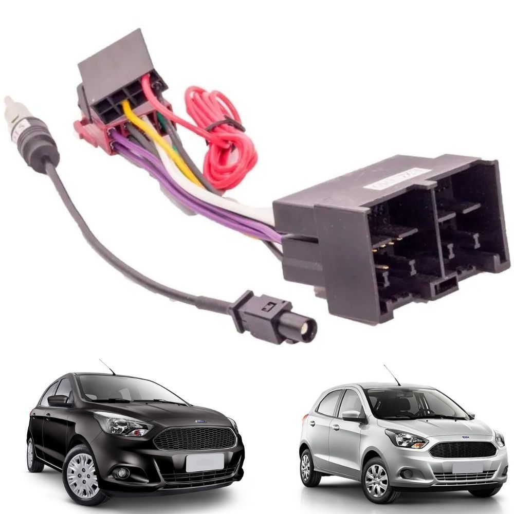 Chicote Radio Antena Para Som Automotivo Ford Novo Ka 2018 2019 2020 2021 2022