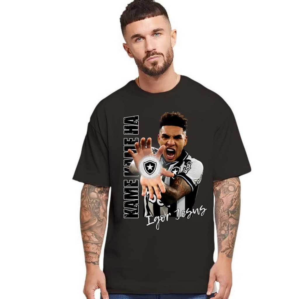 Camiseta Unissex Time BotaFogo Lançamento Camiseta 100% Algodão Solta Plus Size Camiseta - Polar.Clothing.Store