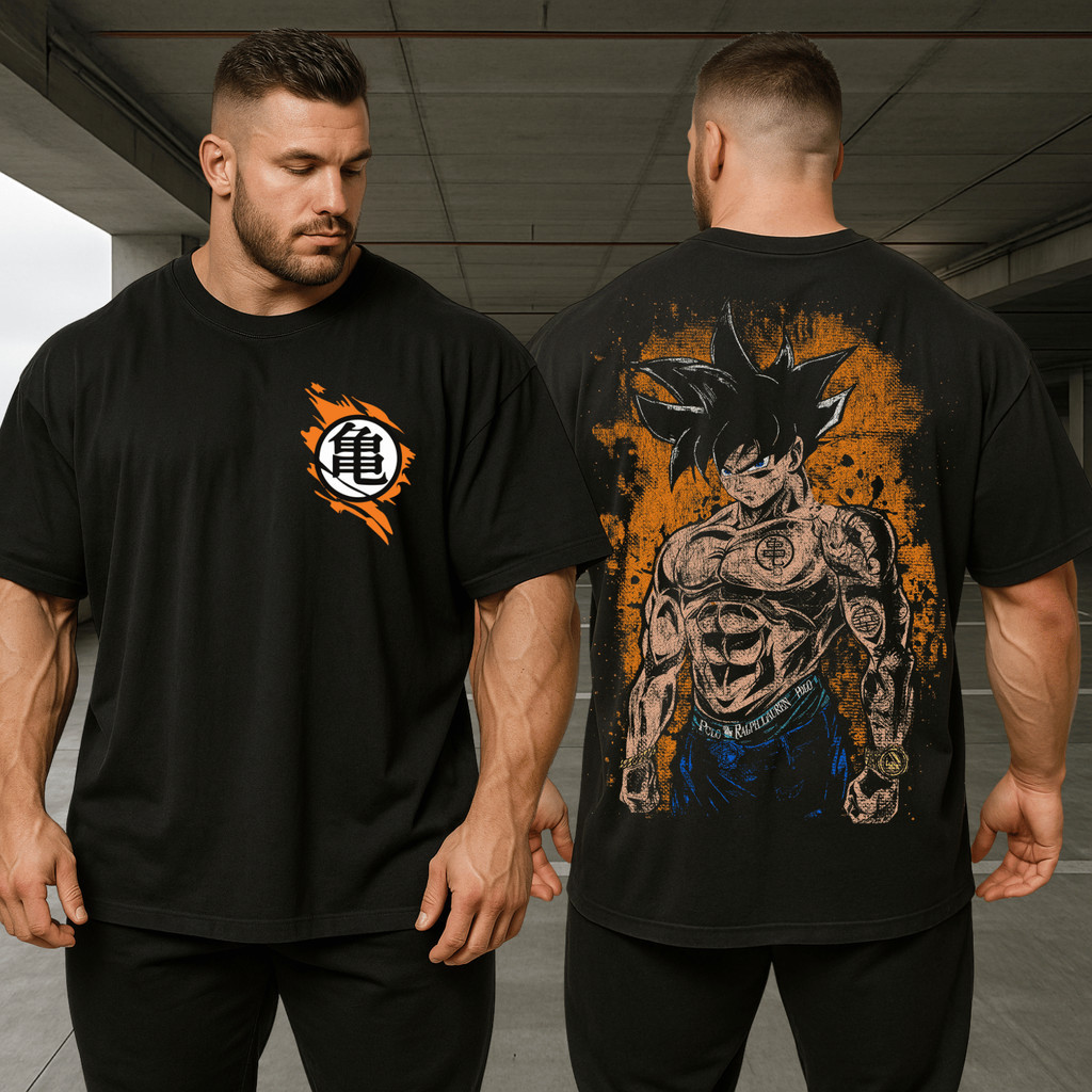 Camiseta Personagens Marombas Dragon Ball Z Goku 100% Algodão Envio Rápido/Imediato Polar.clothing.store