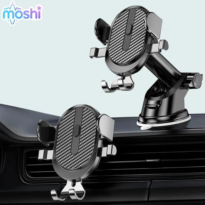 MOSHI Air Vent Mount Suporte GPS Giratório 360 Painel Multifuncional Suer Braet Para Conveniência De Telefone De Carro B