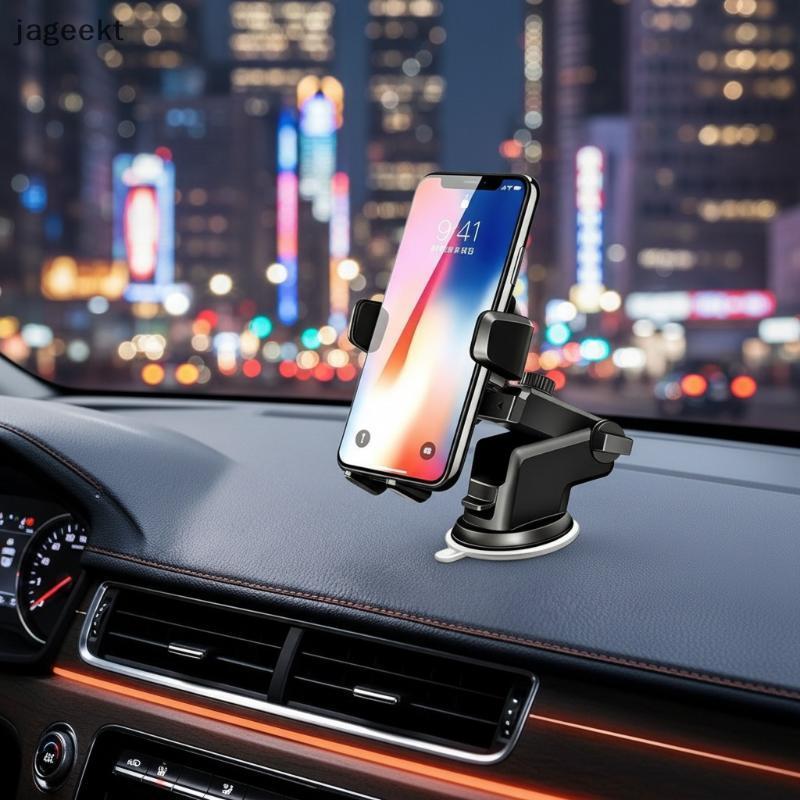 [jageekt] Suporte Universal Para Telefone Carro Linkage Suer Mount 360 ° Giratório Adequado Todos Os Modelos De Carros S
